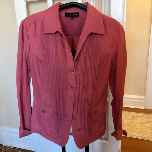 Jones New York linen jacket - Picture 1 of 6